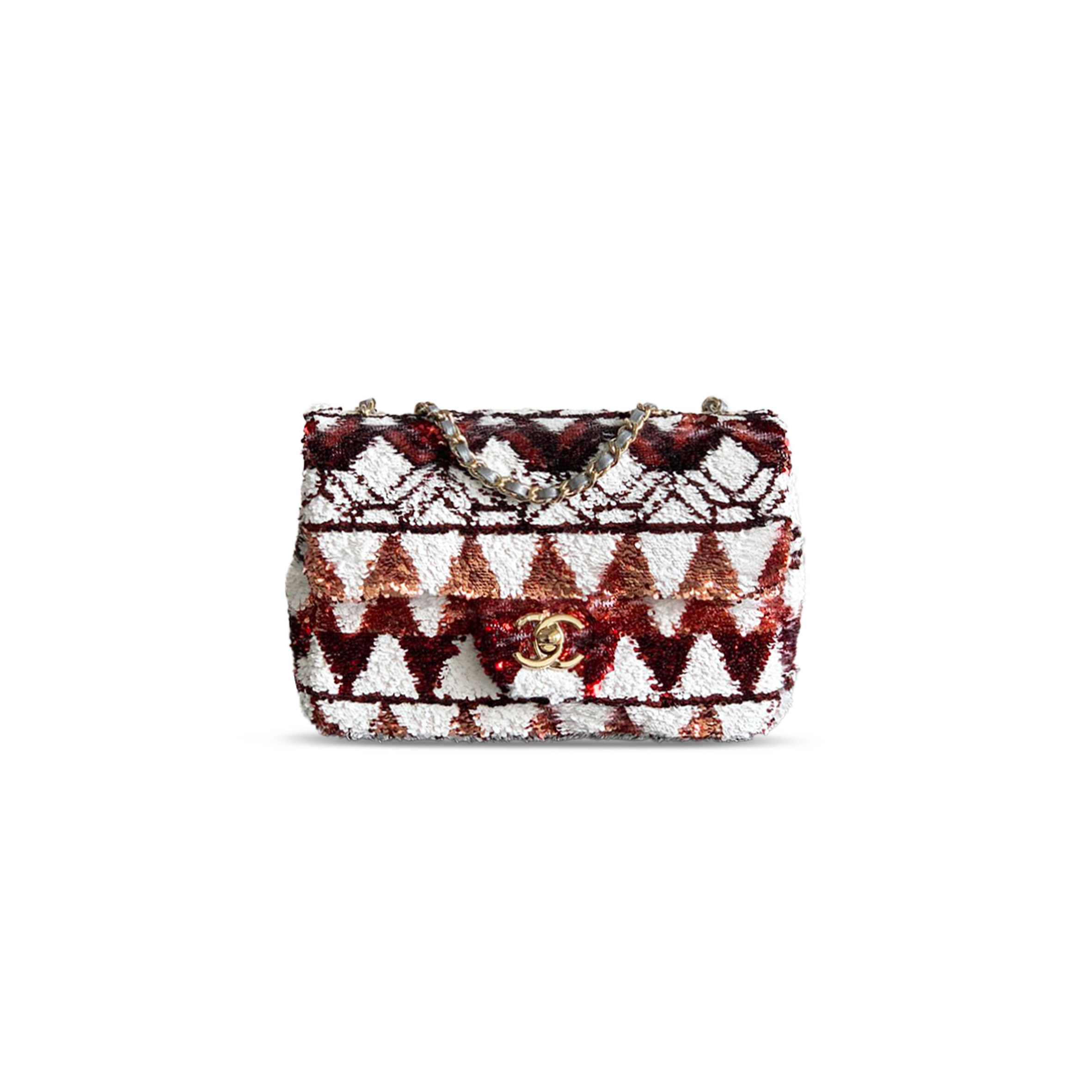 CHANEL SEQUINS MINI FLAP BAG 1566881 (20*14*7cm)